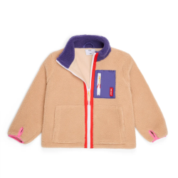 Veste Polaire Hello Hossy Plum Beige