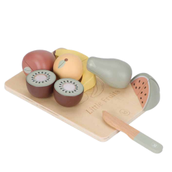 Fruit à découper en bois