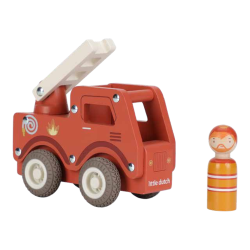 Camion de pompier en bois