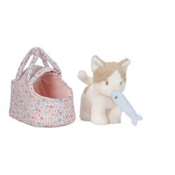 Peluche Chat Avec Sac De Transport - Marley