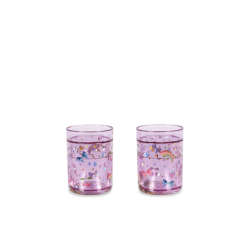 Verre Pailleté - Lot de 2 Rainbow Twinkle