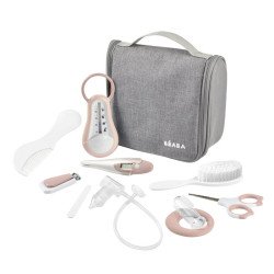 Trousse de toilette 10 accessoires Old pink