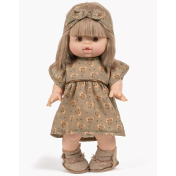 Robe Daisy et son headband à noeud rond en coton Eloïse