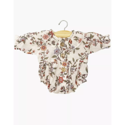 Barboteuse Léonore à manches longues en coton Gisèle