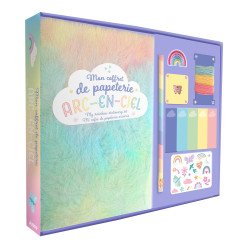 Mon Coffret Papeterie Arc-en-ciel
