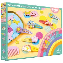 Mon Semainier de Barrettes Arc-en-ciel