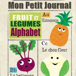 Mon petit journal en tissu Les fruits et légumes