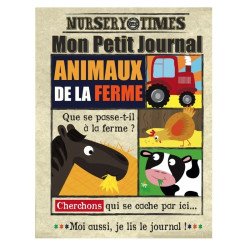 Mon petit journal en tissu La ferme