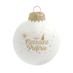 Boule de Noël "Ma Marraine Préférée"