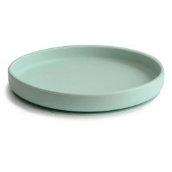 Assiette avec ventouse en silicone Cambridge Blue