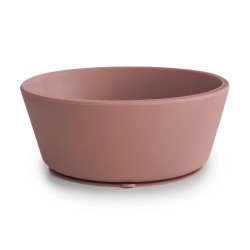 Bol avec ventouse en silicone Cloudy Mauve