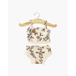 Les P’tits Basiques – Dessous fille en jersey et sa dentelle Gisèle