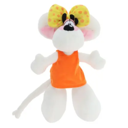 Peluche Diddlina en robe 20cm Orange