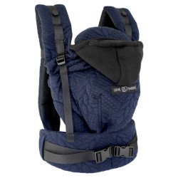 Porte Bébé Hoodie Carrier 2 Bleu Moelleux