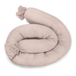 Coussin Réducteur Snake - Tour de lit Nude Powder