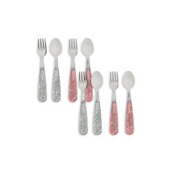 Lot de 8 couverts pailletés