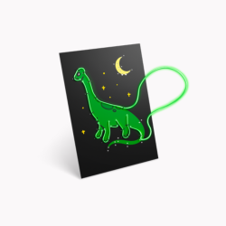 KIDYNEON - Kit pour décoration murale lumineuse Dino