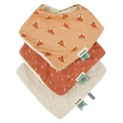 Bavoir bandana - Pack de 3 Trixie Fierce Fox