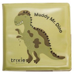 Livre de bain qui change de couleur -les aventures Mr Dino dans la boue