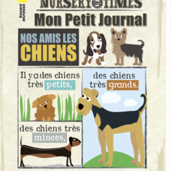 Mon petit journal en tissu Les chiens