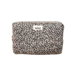Trousse de toilette Léopard Beige