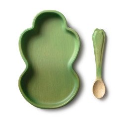 Vaisselle Enfant Assiette et Cuillère - Kendall The Kale