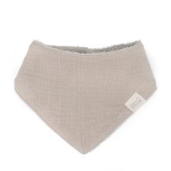 Bamboo Bandana - Bavoir Triangle Latte Powder