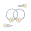 Lot de 2 barrettes et élastiques Daisy