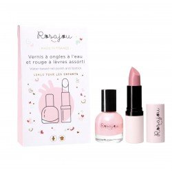 Coffret Rouge à lèvres enfant et vernis à l’eau Rose Ballerine