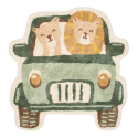 Tapis Voiture de safari - 108 x 110 cm