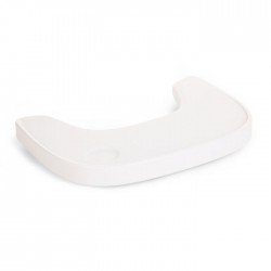 Tablette Chaise haute Evolu + Napperon en silicone Blanc