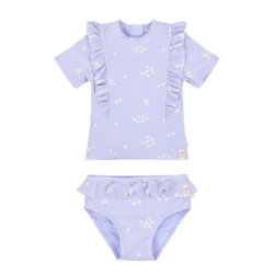 Ensemble T-shirt manches courtes et culotte de bain - Dreamy Lavender