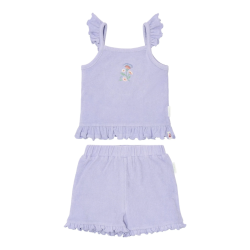 Ensemble de plage : top et short - Dreamy Purple