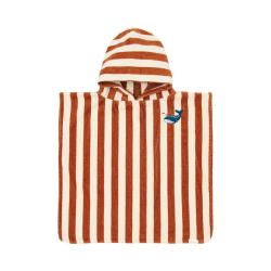 Poncho de bain - Ocean World Brown Stripe