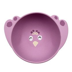Bol en silicone avec ventouse - Mrs. Paon