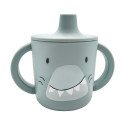 Tasse d\'apprentissage en silicone - Requin