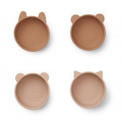 Bol silicone Iggy - 4 pcs Tuscany Rose mix