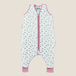 Gigoteuse à pieds été ( TOG 0.5 ) - Bloom Pink