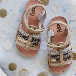 Sandales Elbossa - Beige Dore