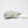 Peluche Phoque Musicale et Veilleuse - Grey