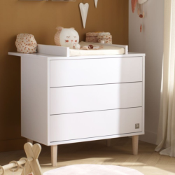 Commode à langer 3 tiroirs - Paloma