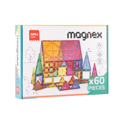 Jeu de construction Tuiles Magnétiques Magnex - 60 pièces