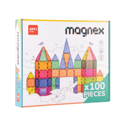 Jeu de construction Tuiles Magnétiques Magnex - 100 pièces
