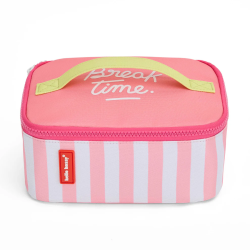 Sac Repas Hello Hossy - Pink Stripes