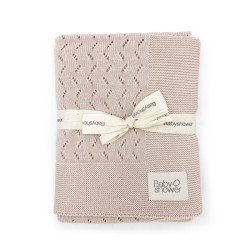 Couverture Tricot Classique Nude Powder