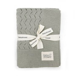 Couverture Tricot Classique Dune Powder