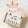 Lampe de Table Licorne Personnalisable