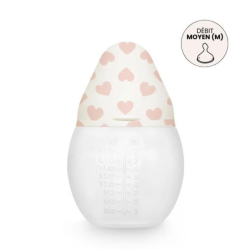 Biberon Anti-Colique 240 ml Full of Love Pink — Élhée