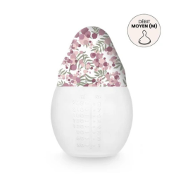 Biberon Anti-Colique 240 ml Liberty Mimosa Pink — Élhée × Liberty London