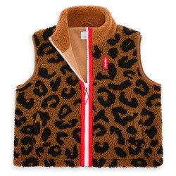 Veste Polaire Sans Manches Léopard 4-6ans